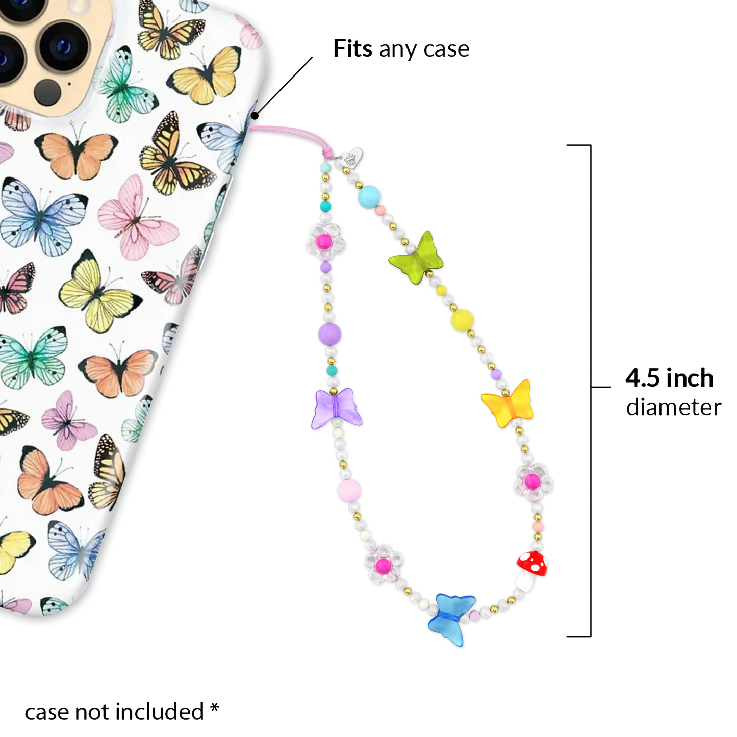 Butterfly Phone Charm