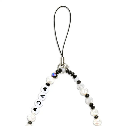Black & White Phone Charm