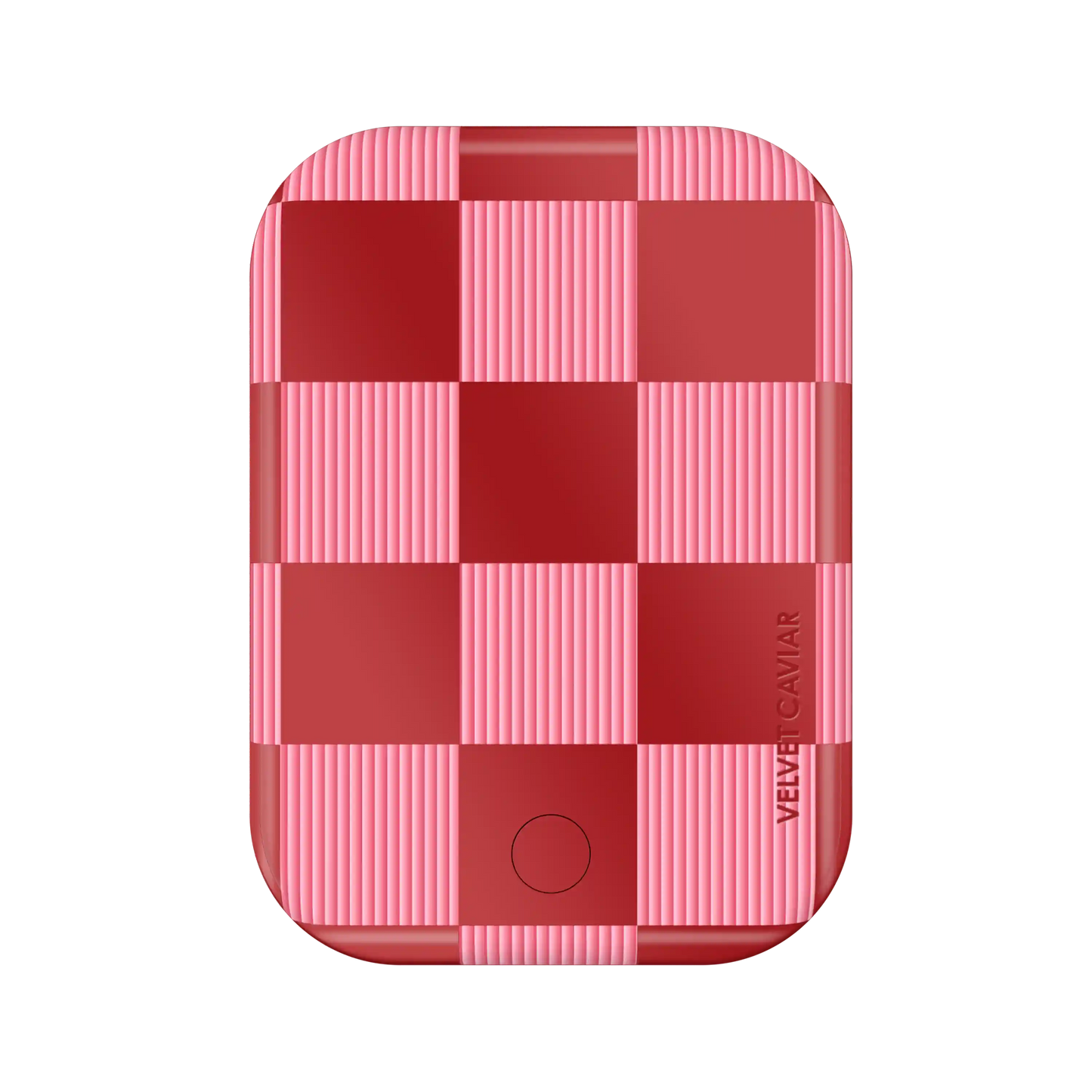 Rose Vibe Checkered Portable MagSafe Charger Power Pack