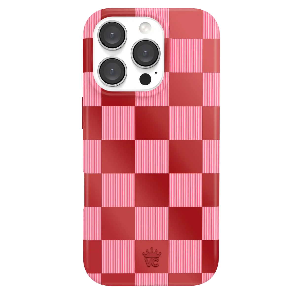 Rose Vibe Checkered iPhone Case