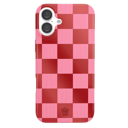 Rose Vibe Checkered iPhone Case