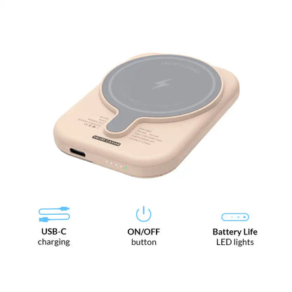 Coffee Please Portable MagSafe Charger Power Pack