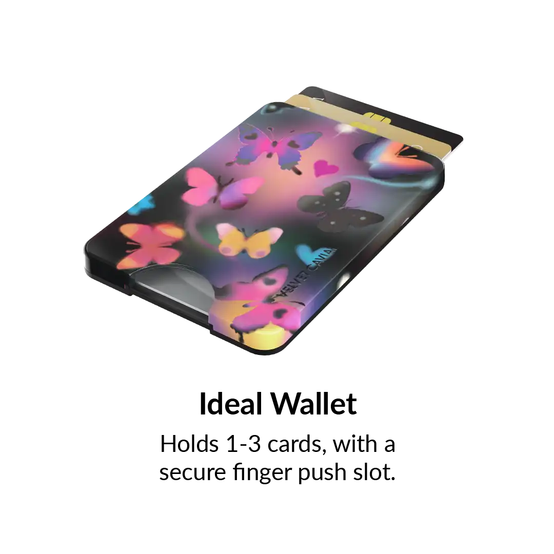 Aurora Butterfly MagSafe Wallet