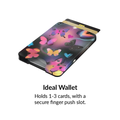 Aurora Butterfly MagSafe Wallet