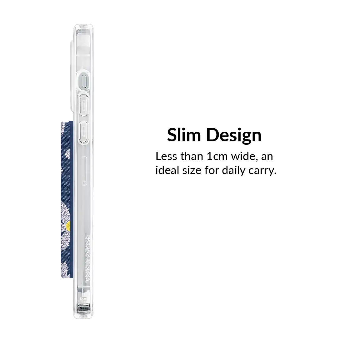 Denim Daisy MagSafe Wallet