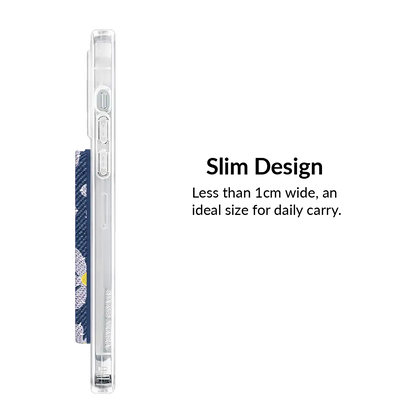 Denim Daisy MagSafe Wallet