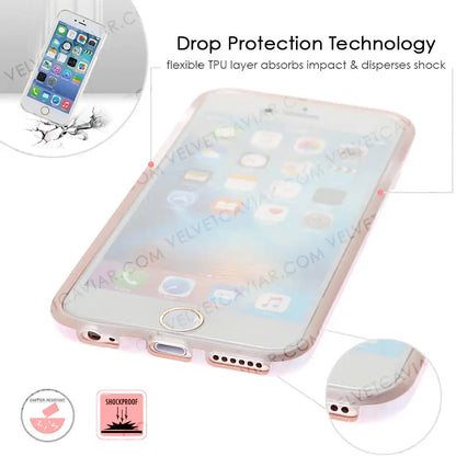 Pink Streak Marble iPhone Case