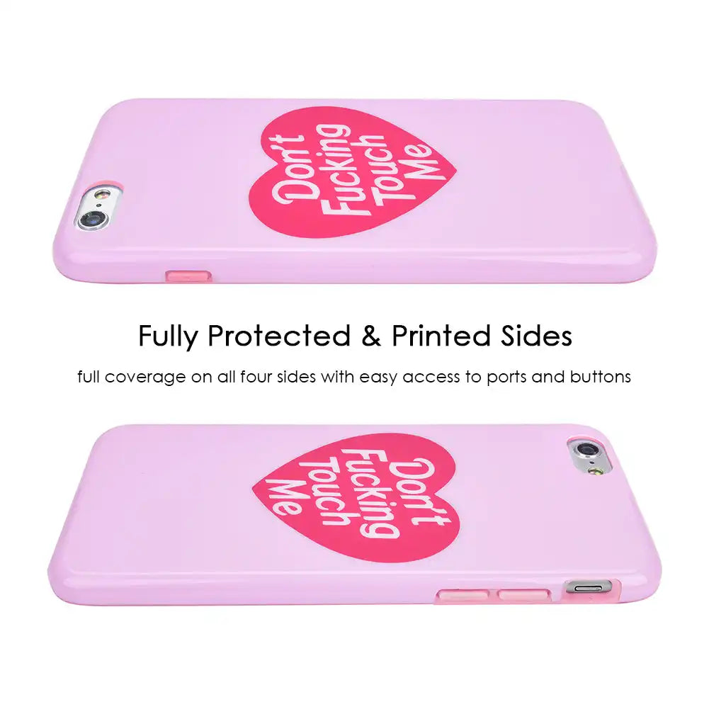 Don't F Touch Me iPhone Case
