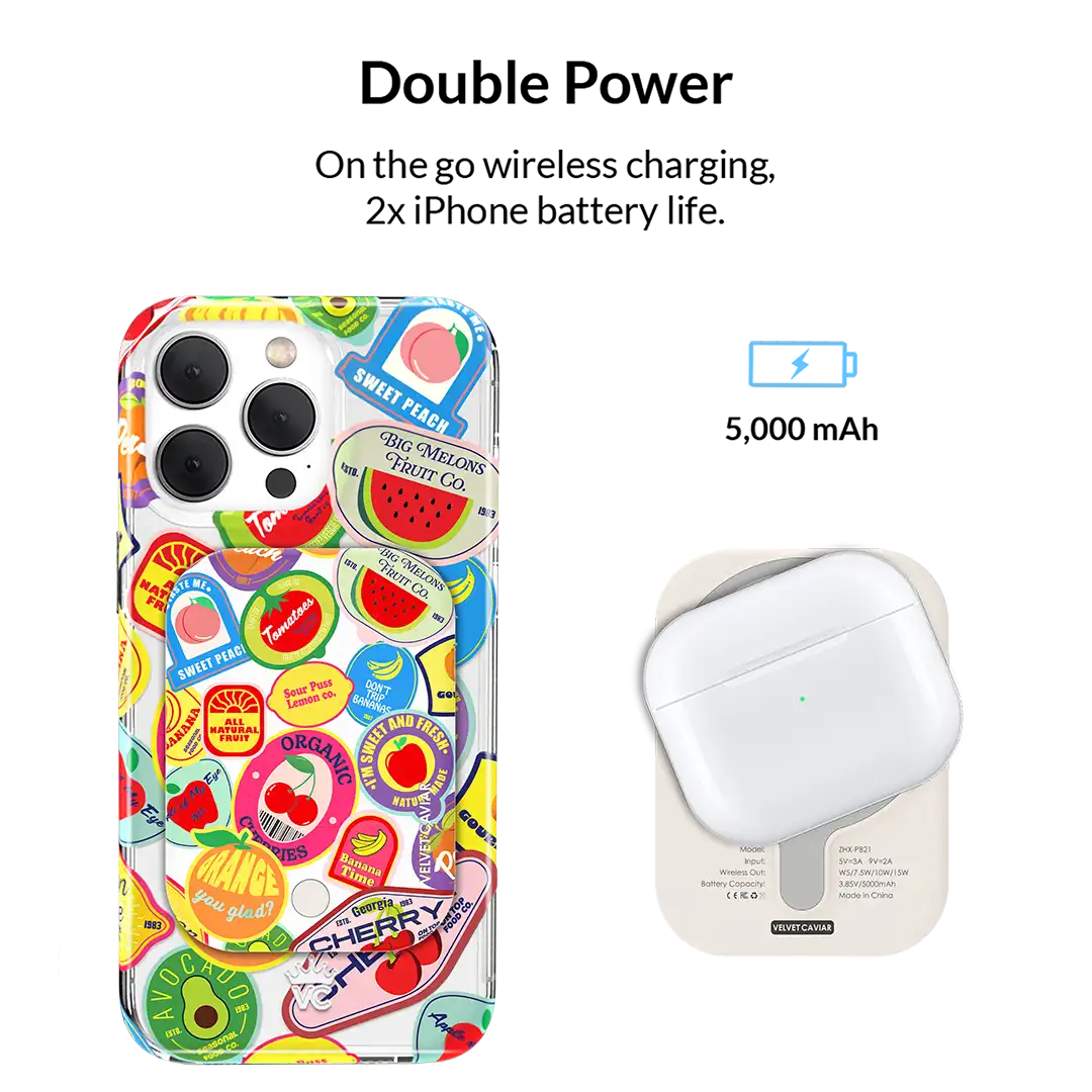 Juicy Fruits Portable MagSafe Charger Power Pack