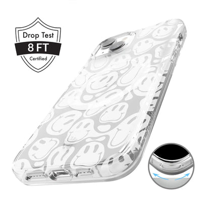Clear Frosted Smiley iPhone Case