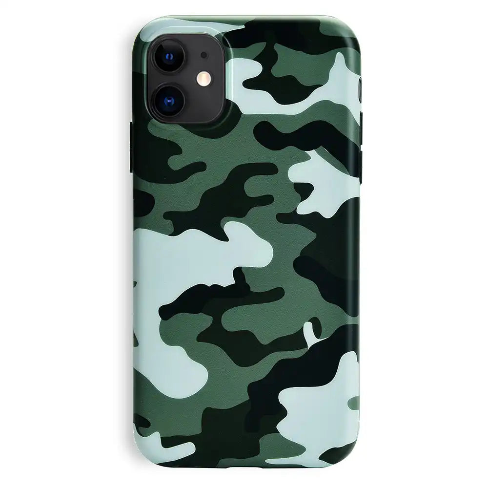 Green Camo iPhone Case