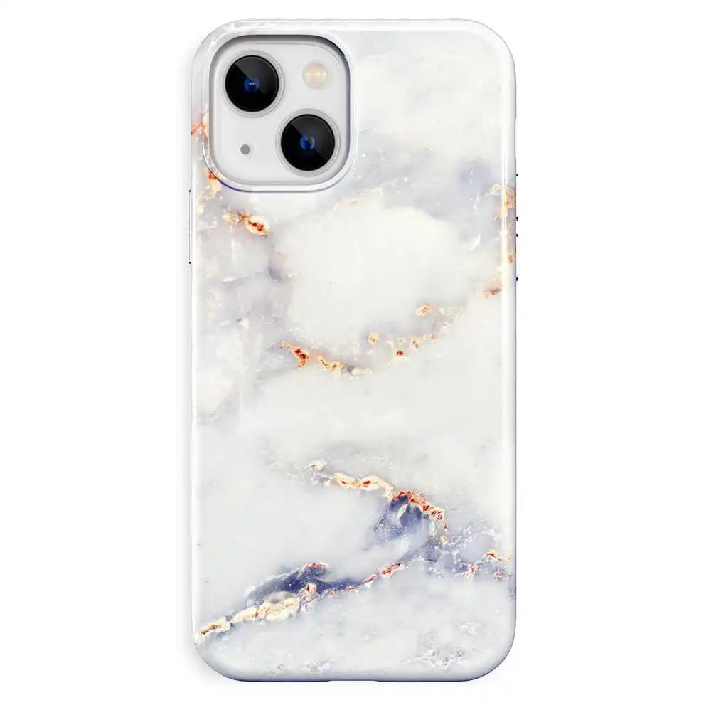 Gray Clouds Marble iPhone Case