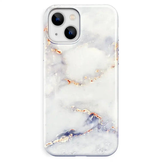 Gray Clouds Marble iPhone Case