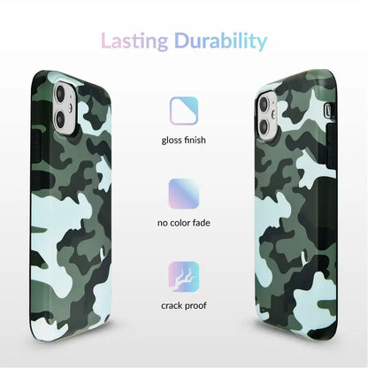 Green Camo iPhone Case
