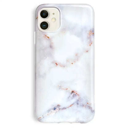 Gray Clouds Marble iPhone Case