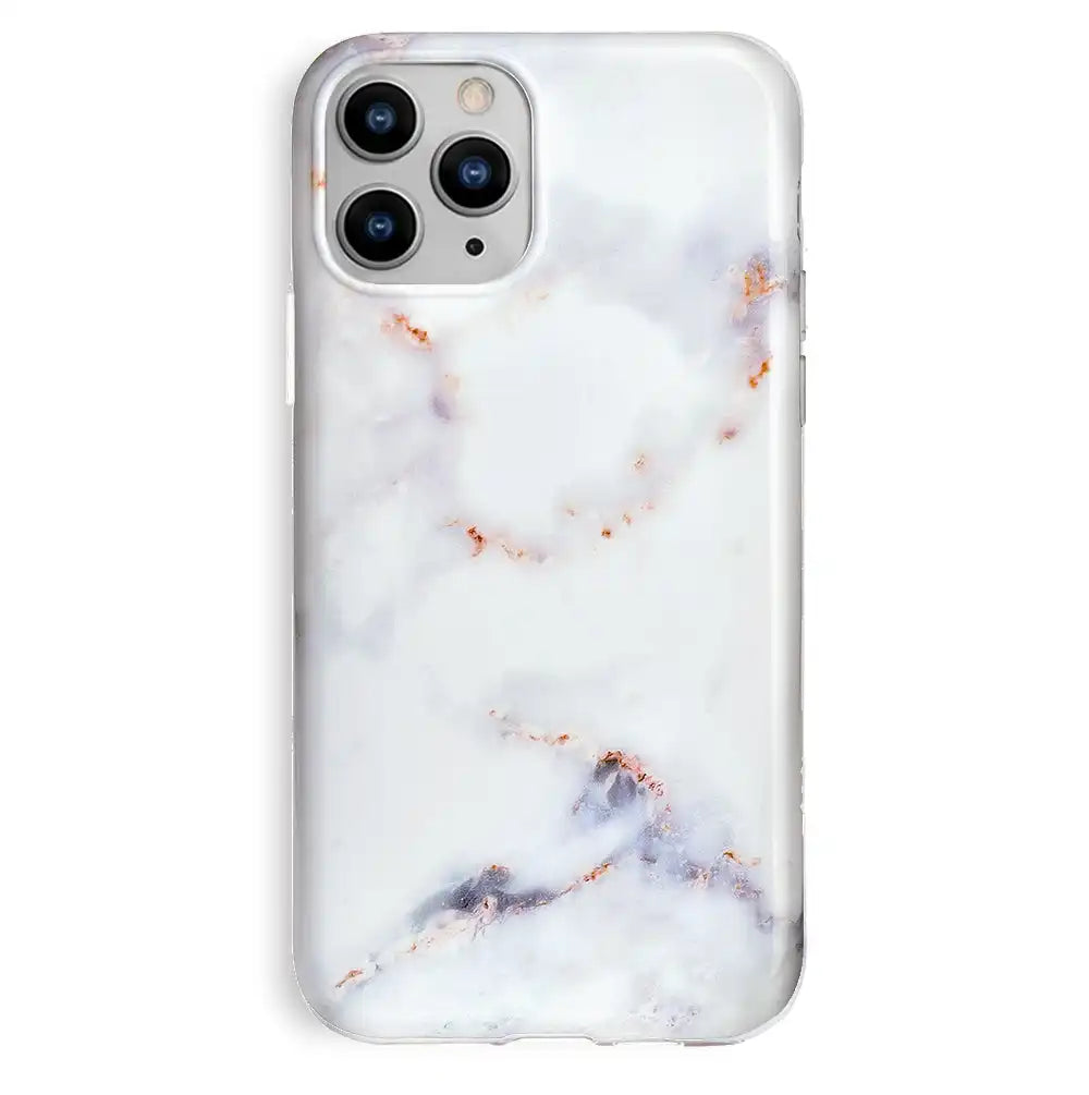 Gray Clouds Marble iPhone Case