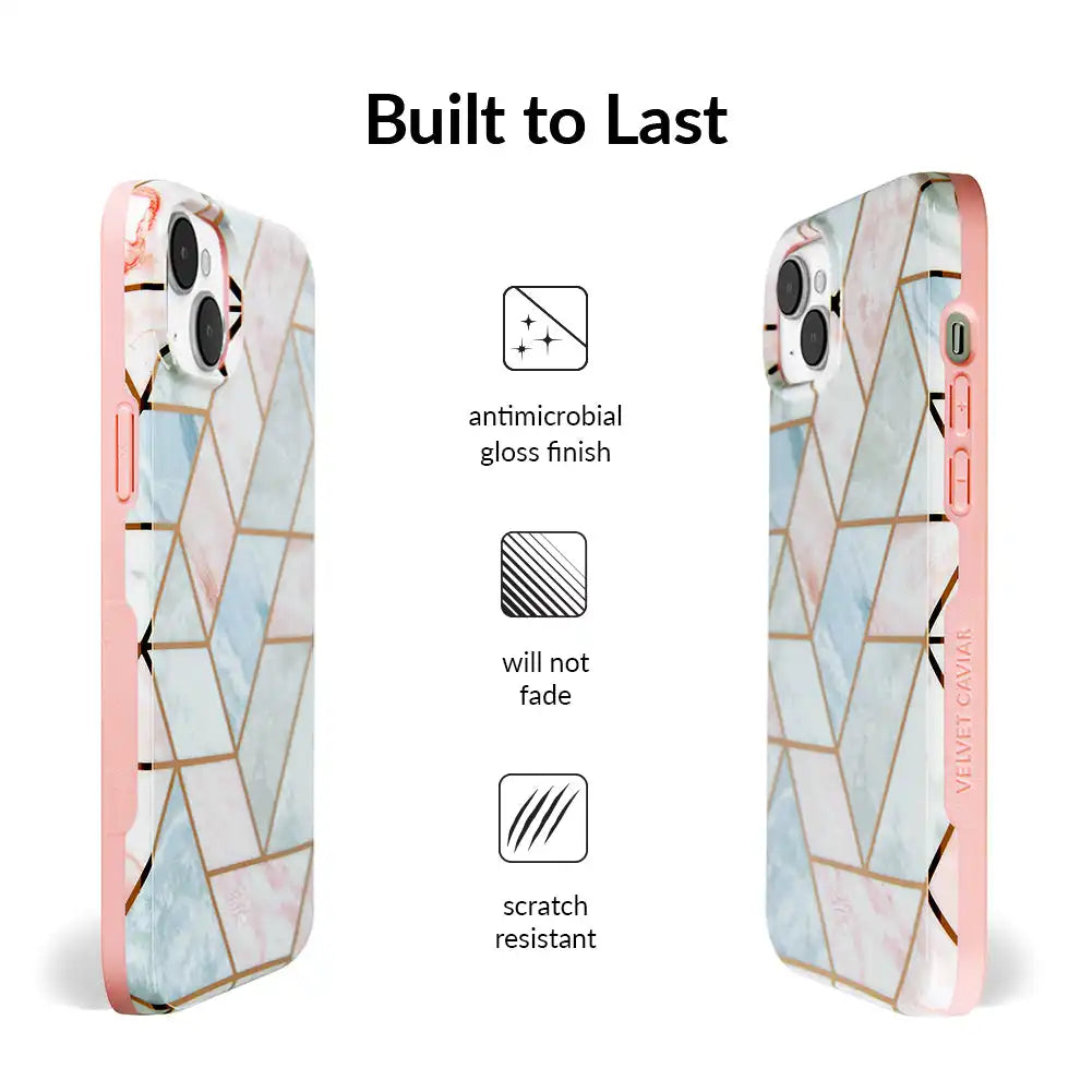 Geometric Marble iPhone Case