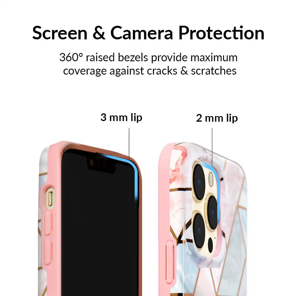 Geometric Marble iPhone Case