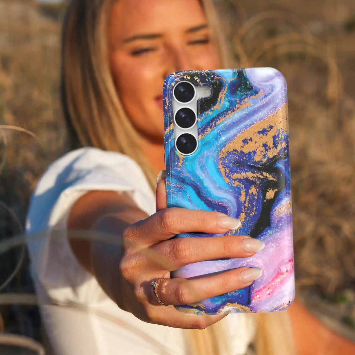 Galaxy Glitter Samsung Case