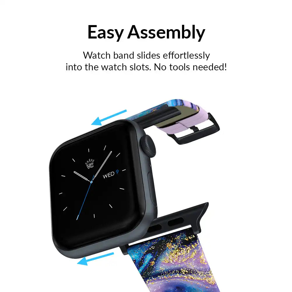 Galaxy Glitter Apple Watch Band