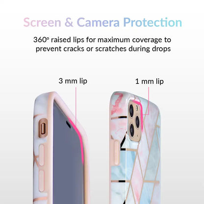 Geometric Marble iPhone Case