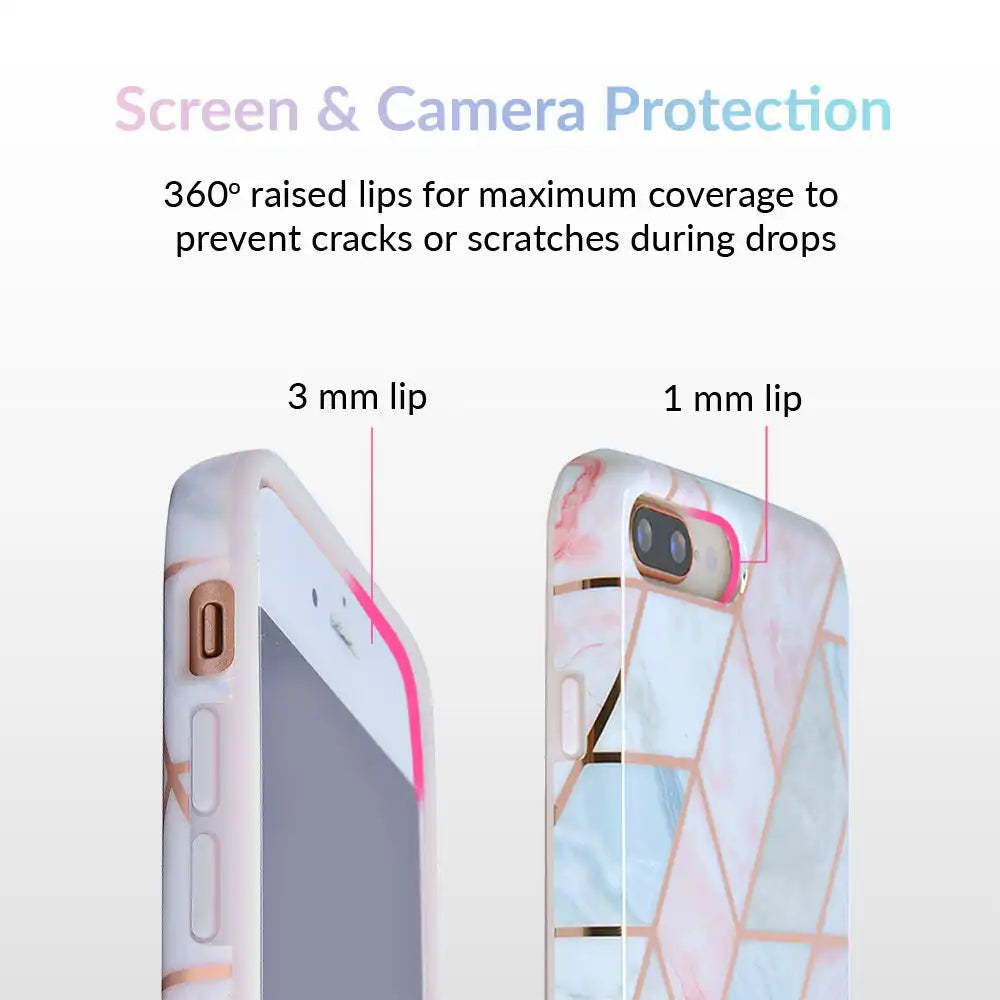 Geometric Marble iPhone Case