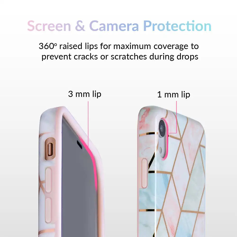 Geometric Marble iPhone Case