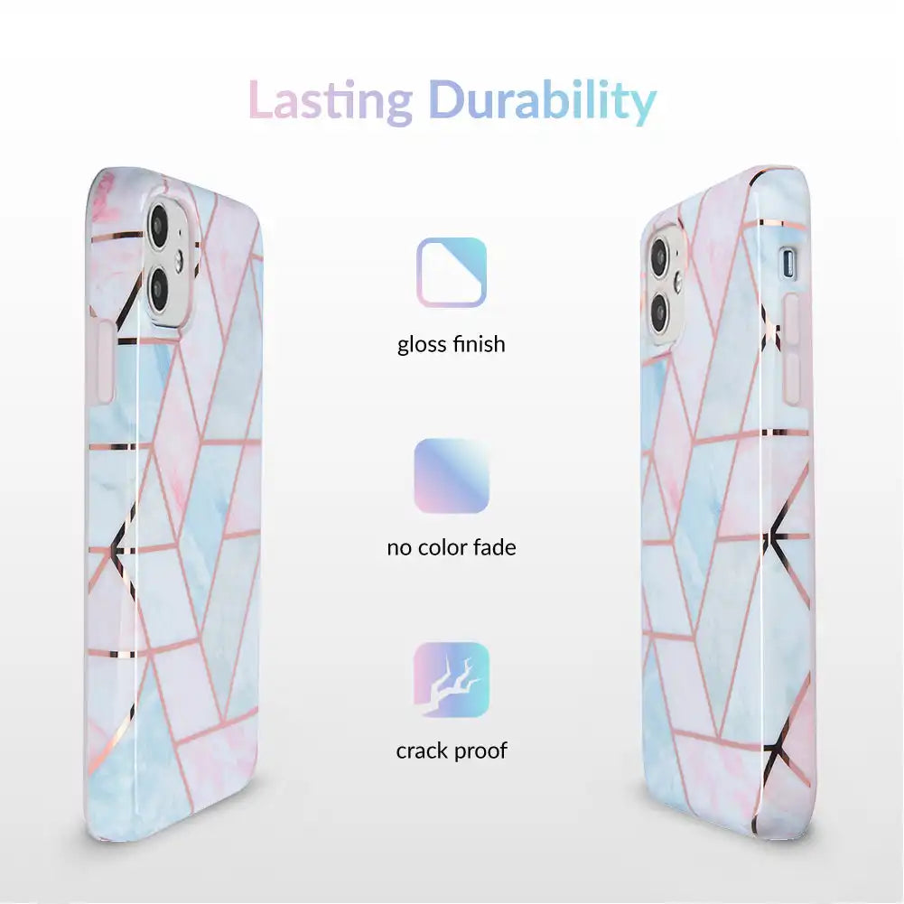 Geometric Marble iPhone Case