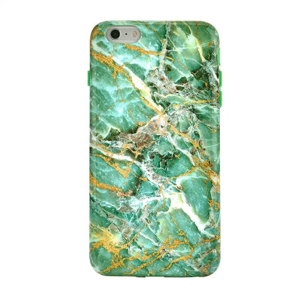 Green Emerald Marble iPhone Case
