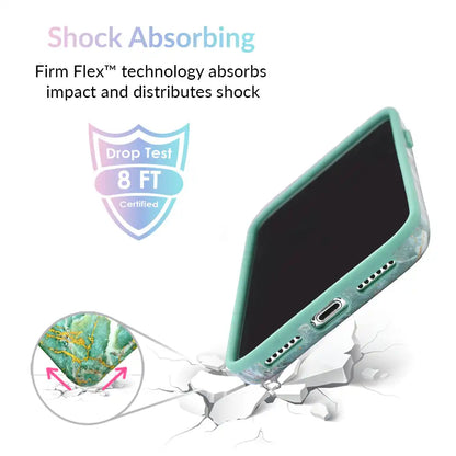 Green Emerald Marble iPhone Case