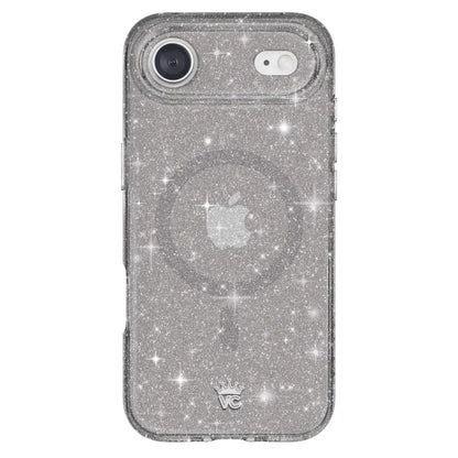 Grey Stardust Glitter iPhone Case