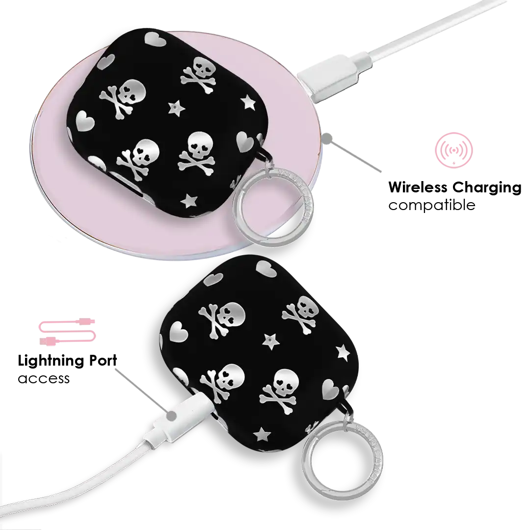Chrome Skulls AirPod Case