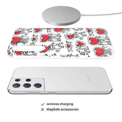 Keith Haring Heart-ist Samsung Case