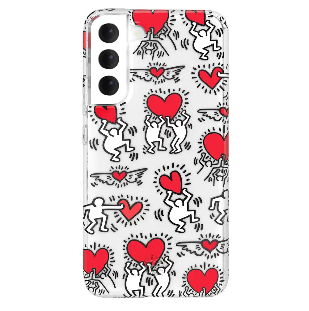 Keith Haring Heart-ist Samsung Case