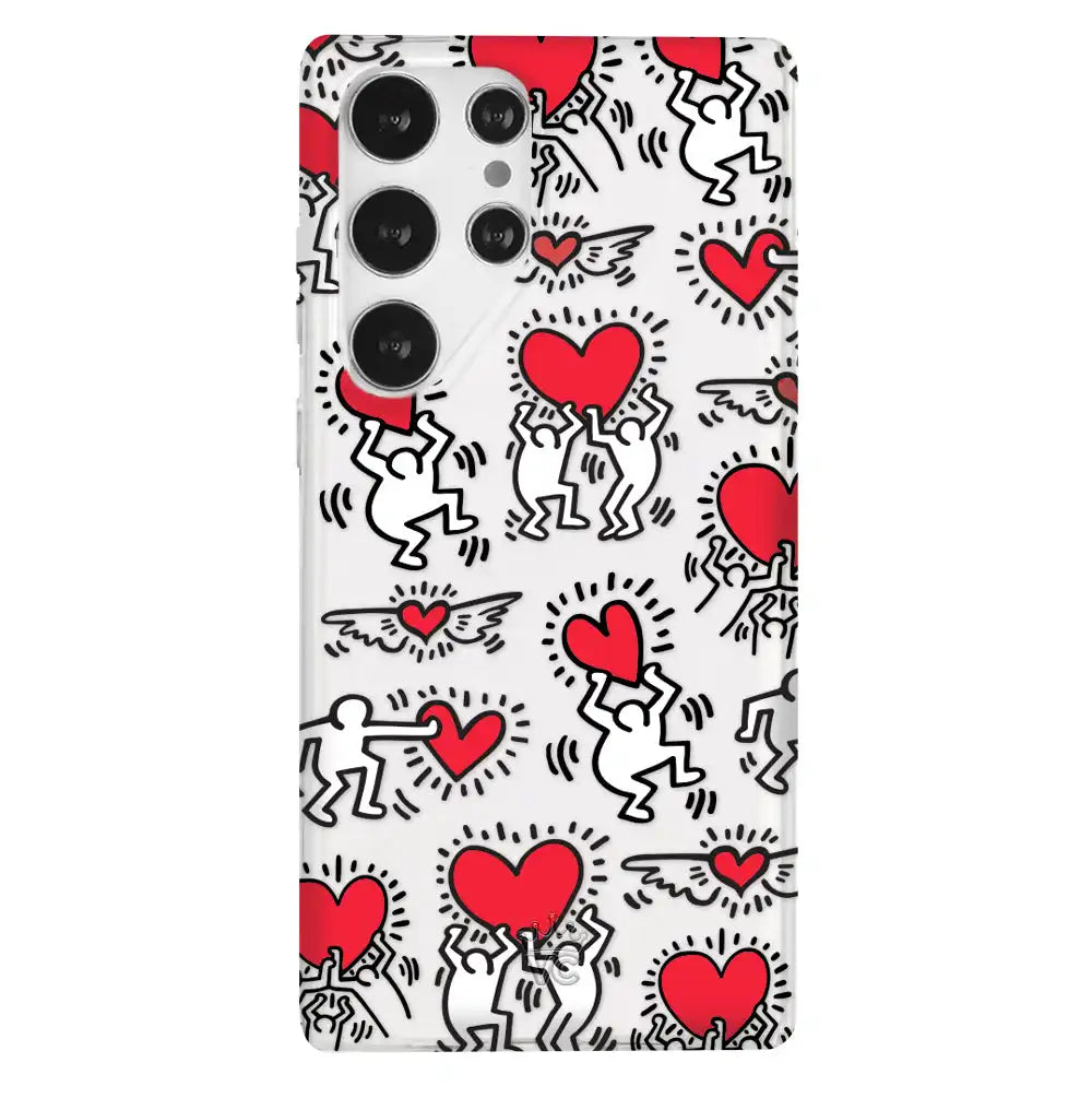 Keith Haring Heart-ist Samsung Case