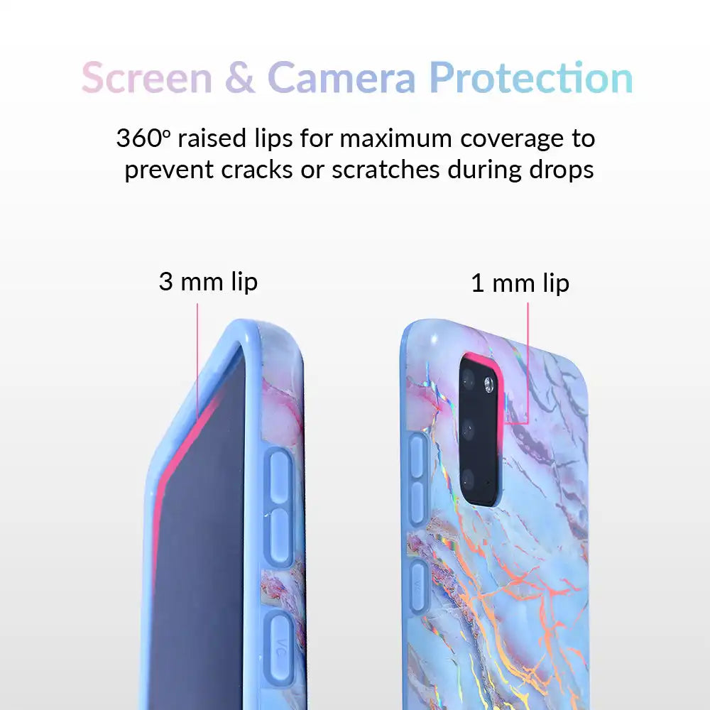 Holo Moonstone Marble Samsung Galaxy Case