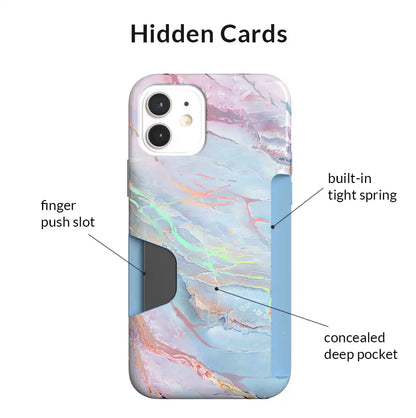 Holo Moonstone iPhone Wallet Case