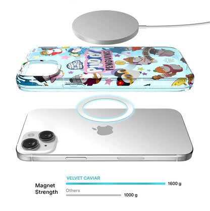 Pudgy Penguins Iceberg Glitter iPhone Case