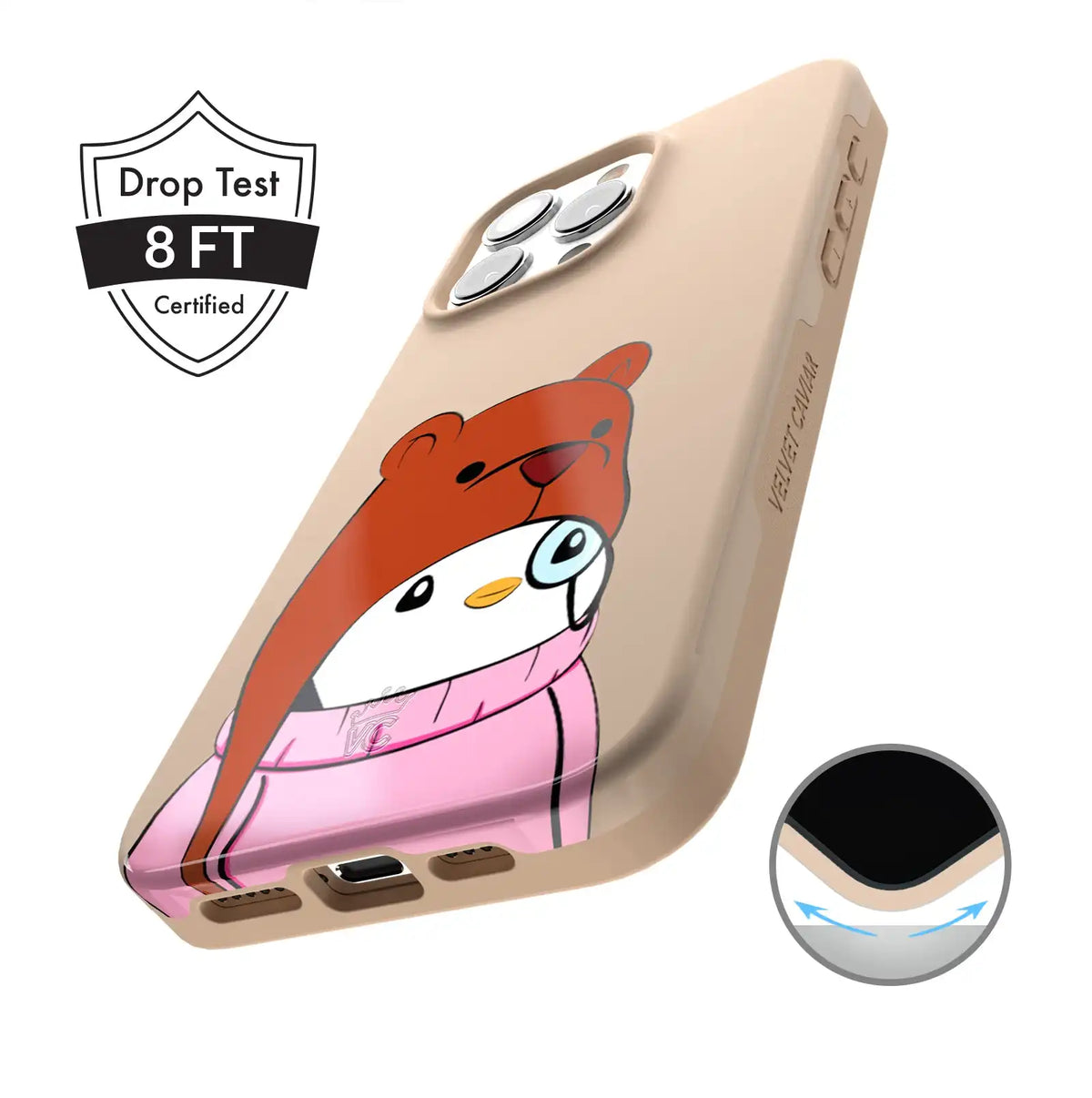 Pudgy Penguins Huddle Up iPhone Case