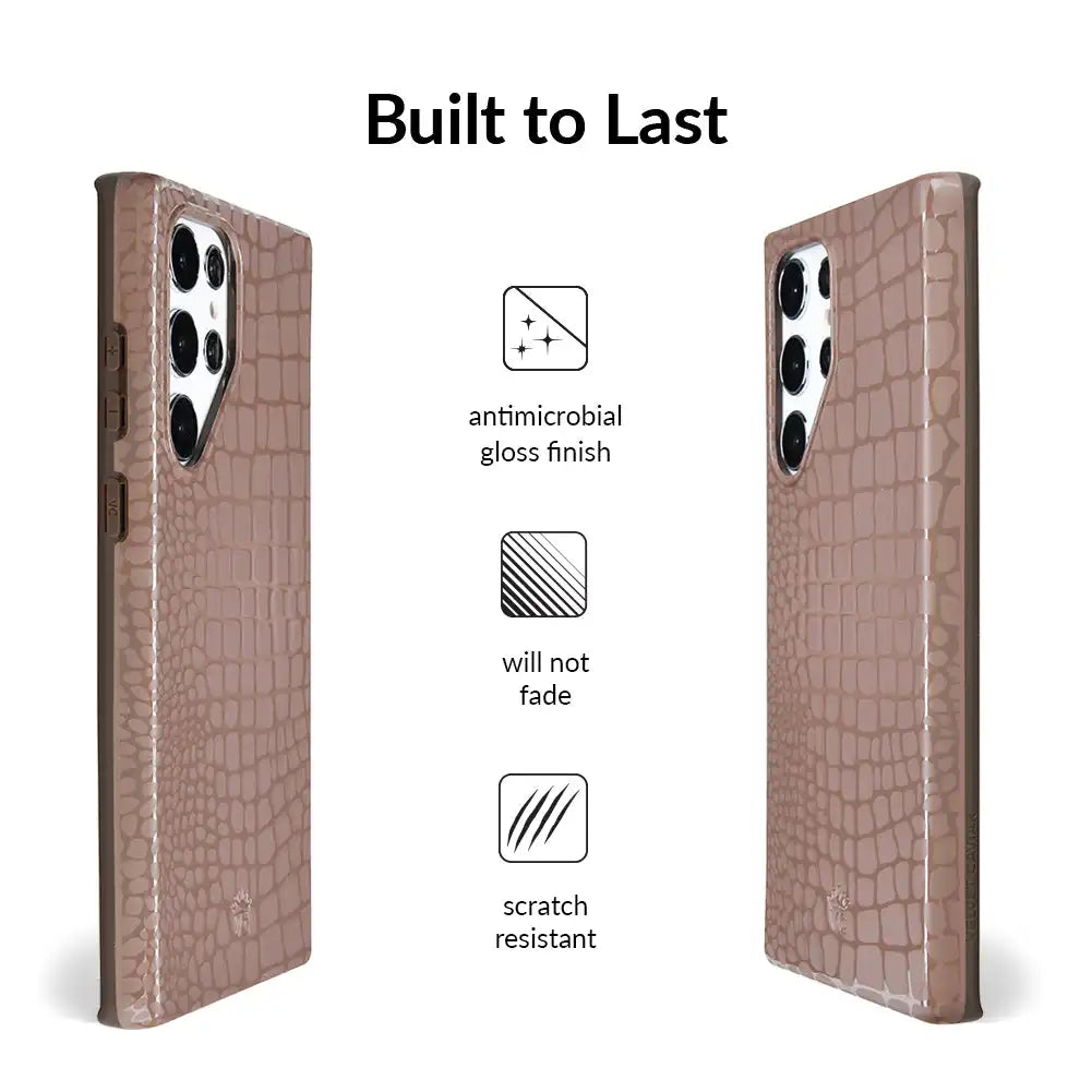 Khaki Croc Samsung Case