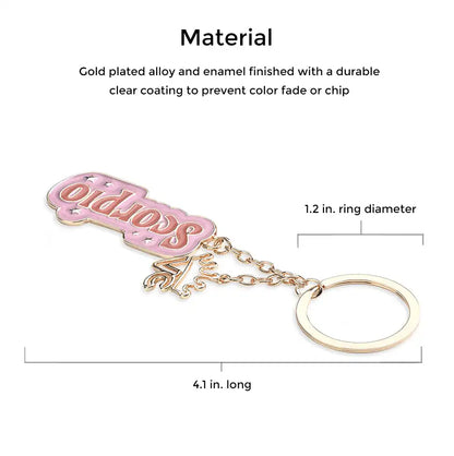 Zodiac Keychains