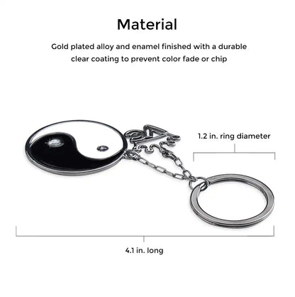 Yin Yang Keychain