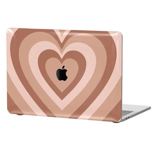 Nude Hearts MacBook Case