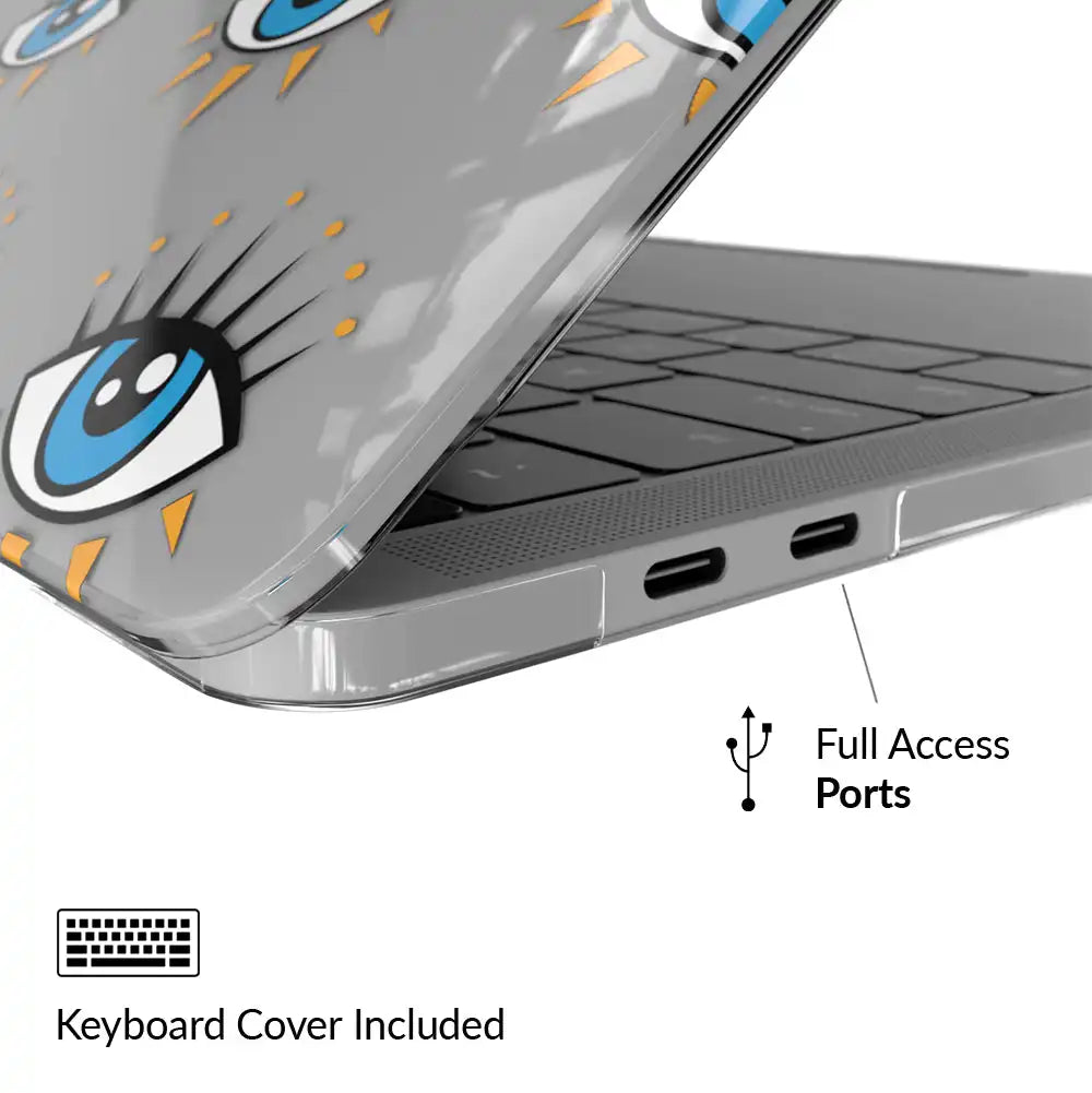 Evil Eyes MacBook Case