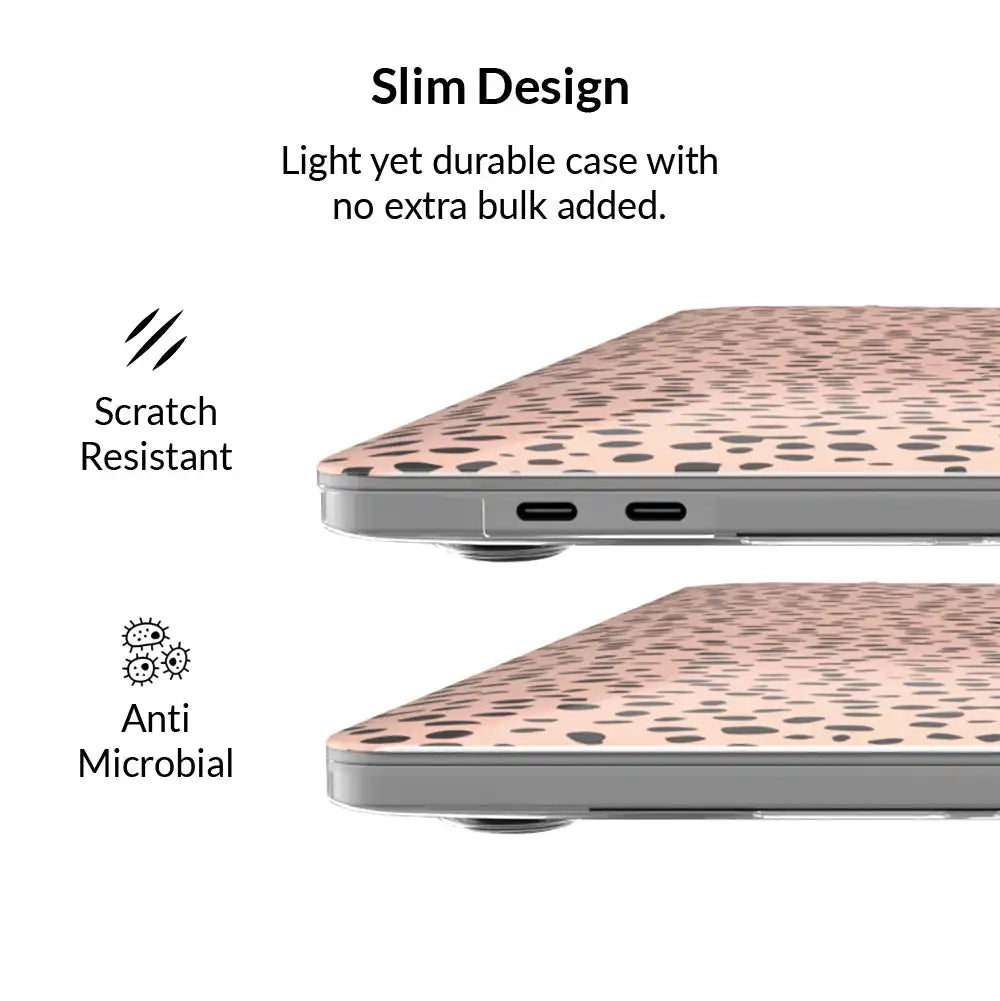 Spotted Nude Cheetah MacBook Case