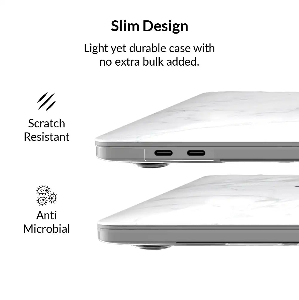 White Marble MacBook Case 2.0