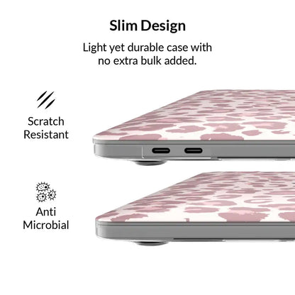 Blush Leopard MacBook Case