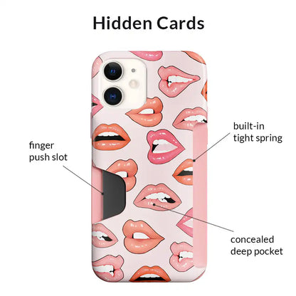Nude Lips iPhone Wallet Case