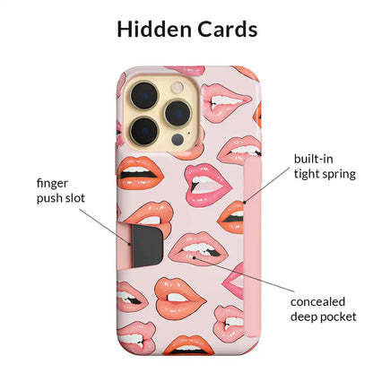 Nude Lips iPhone Wallet Case