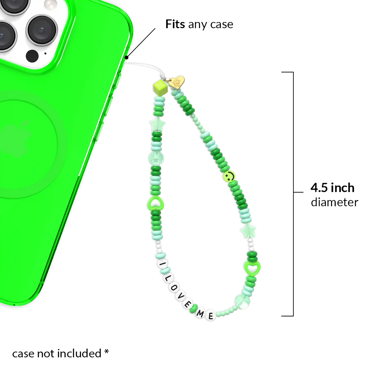 Love Me Phone Charm